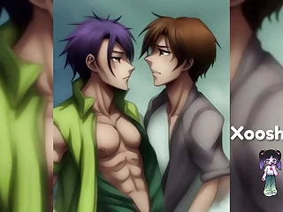 Gay love, 3D gay video
